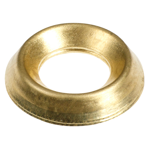 Surface Screw Cups - Electro Brass - To fit 10 Gauge Screws 
