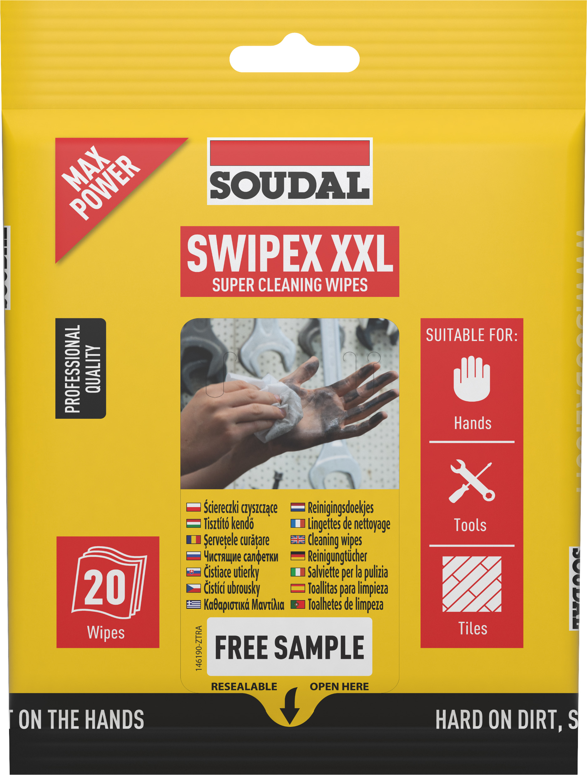 SWIPEX WIPES (Pack 20)
