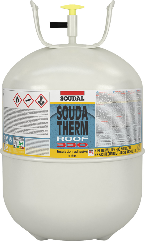 SOUDATHERM ROOF 330 PU FOAM ADHESIVE ORANGE 10.4KG