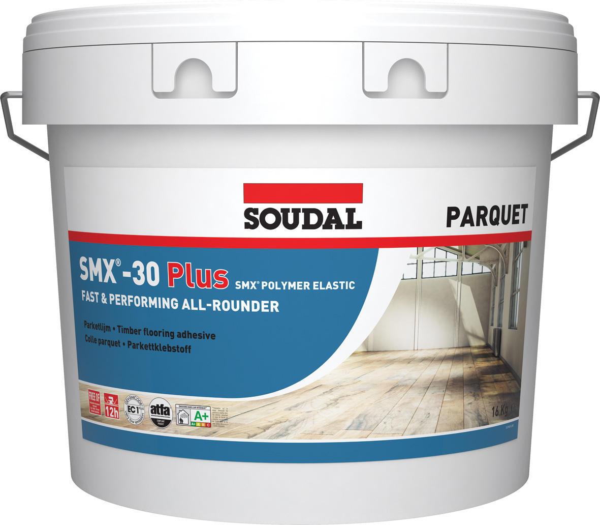 SMX-30 PLUS PARQUET ADHESIVE LIGHT BROWN - 16KG