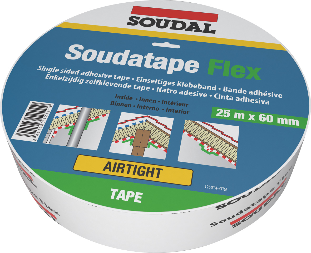 SOUDATAPE FLEX  WHITE 60mm x 25m