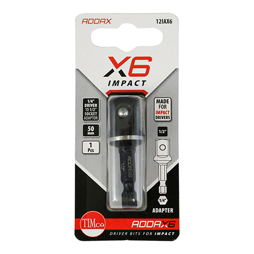 1/2 x 50 X6 Impact Adaptor