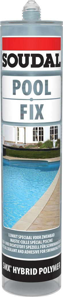 SOUDAL POOL FIX ADHESIVE AQUA BLUE 290ML