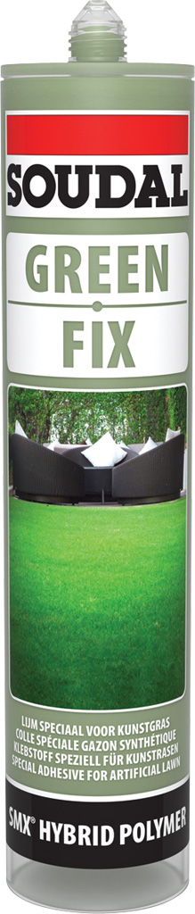 SOUDAL GREEN FIX ADHESIVE GRASS GREEN 290ML