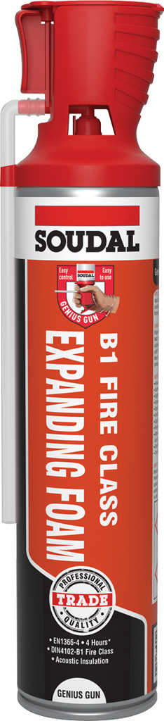 B1 FIRE & ACOUSTIC EXPANDING FOAM - GENIUS GUN BLUE 600ML