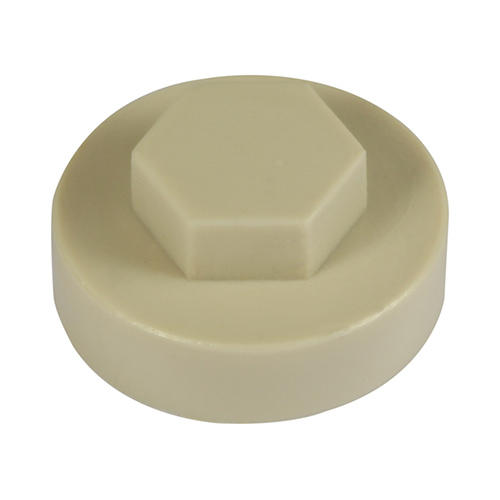 19mm Hex Cover Caps - Beige