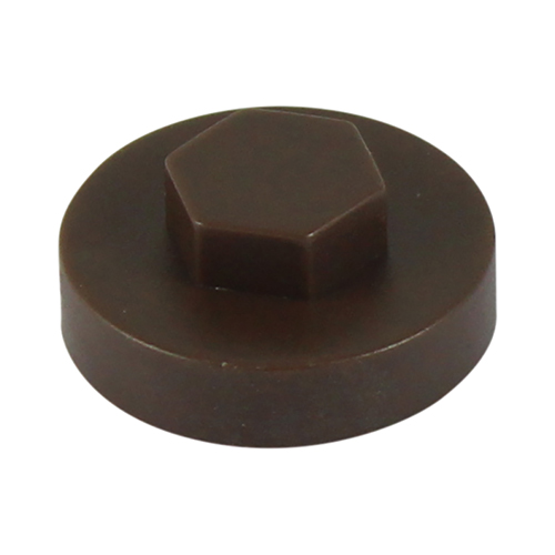 19mm Hex Cover Caps - Vandyke Brown