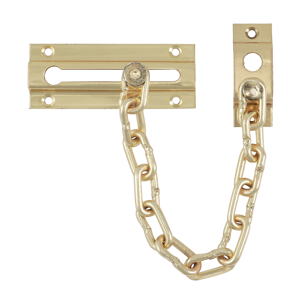 85mm Door Chain Electro Brass