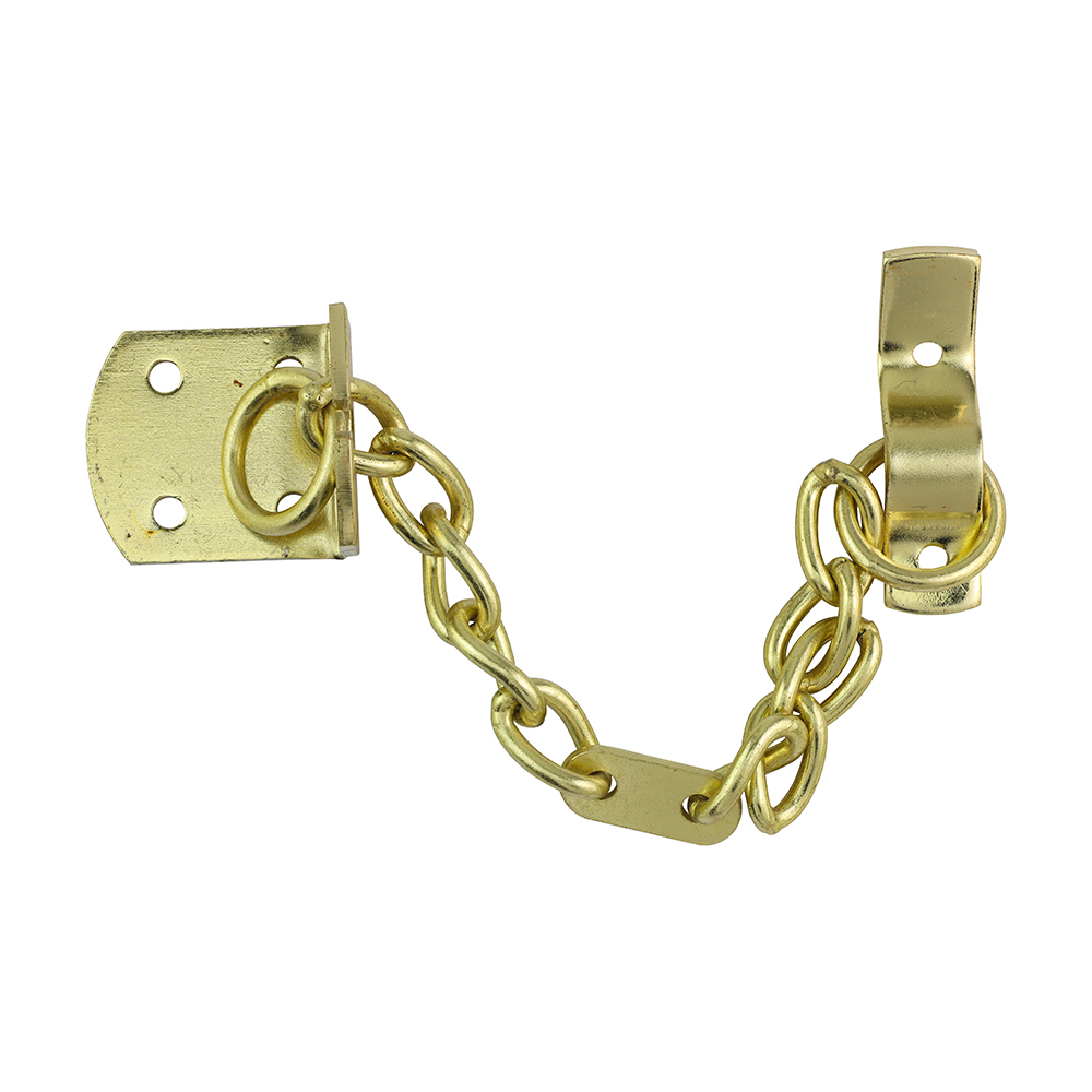44mm Security Door Chain - Electro Brass
