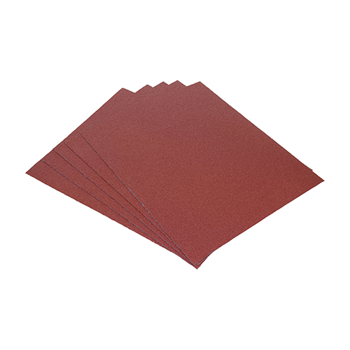 230 x 280mm Full Sanding Sheets - 180 Grit - Red