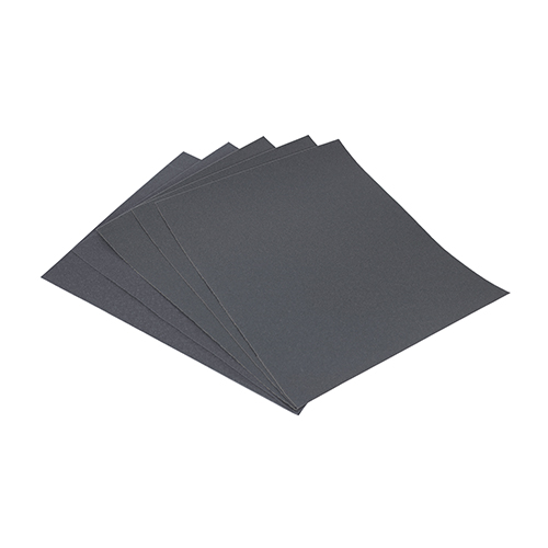 230 x 280mm Wet & Dry Sanding Sheets - 1200 Grit - Black