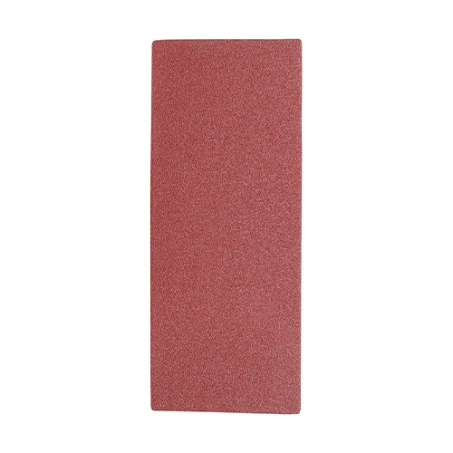 93 x 230mm Unpunched 1/3 Sanding Sheets - 80 Grit - Red