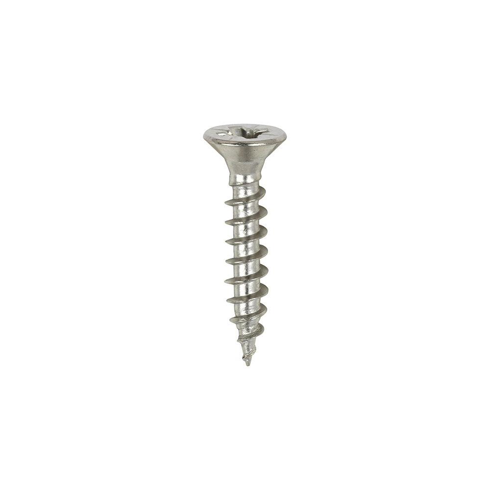 3.5 x 20 Classic Multi-Purpose Screws - PZ - Double Countersunk - A4 Stainless Steel