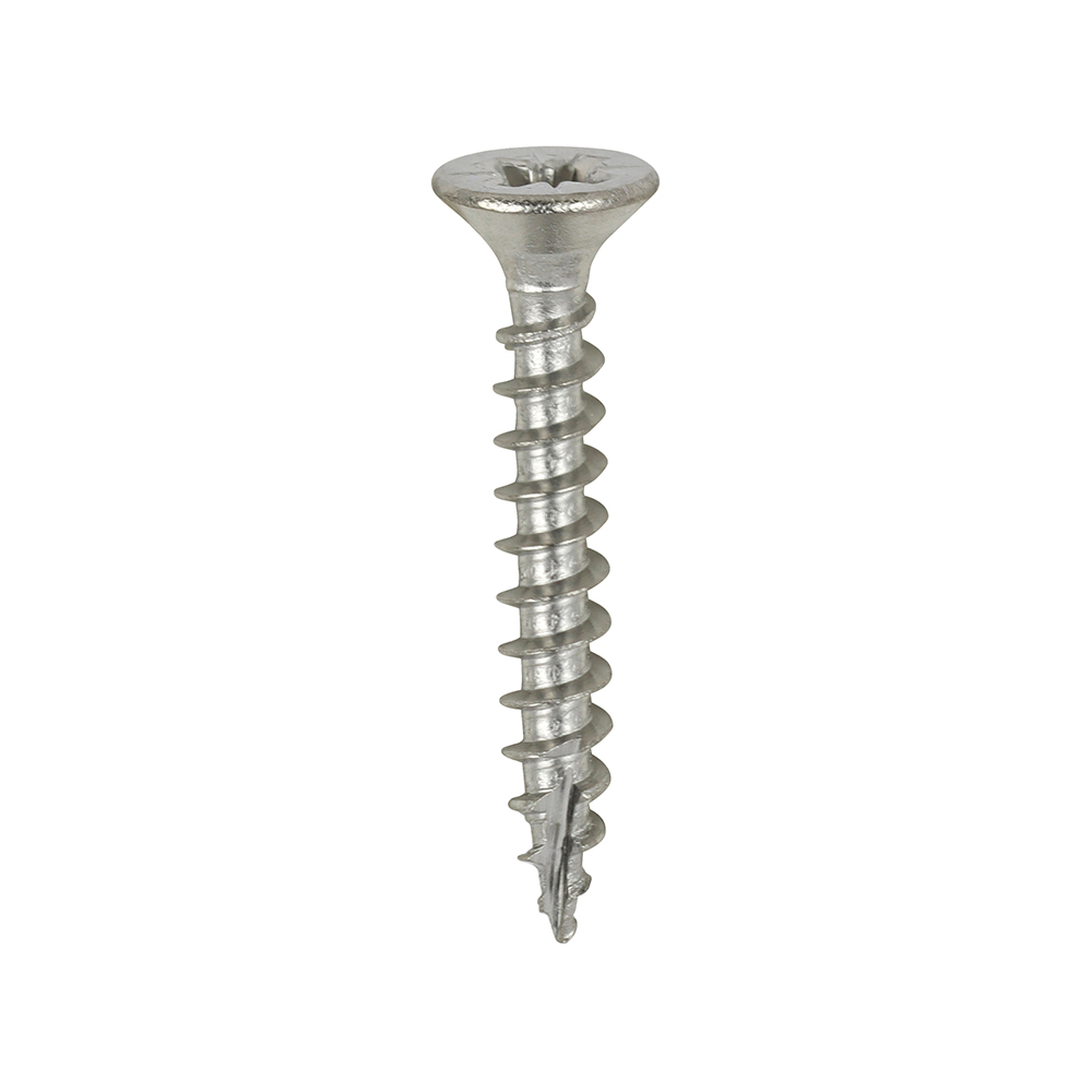 3.5 x 25 Classic Multi-Purpose Screws - PZ - Double Countersunk - A4 Stainless Steel