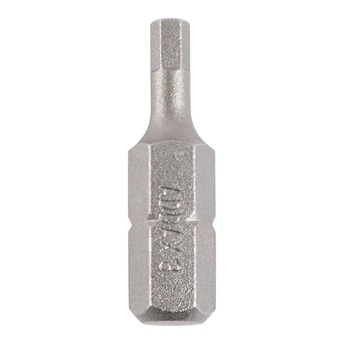 3.0 x 25 Hex Driver Bit - S2 Grey