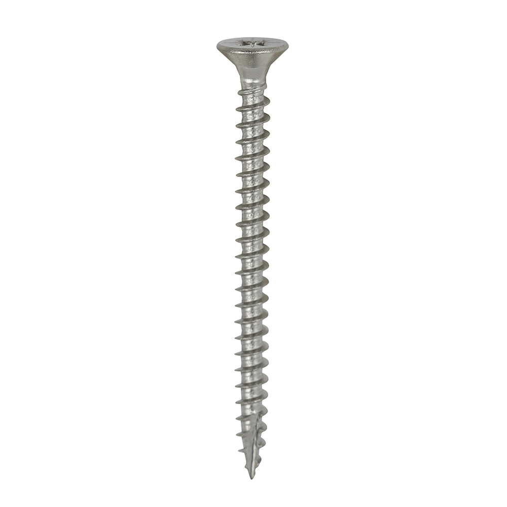 4.0 x 50 Classic Multi-Purpose Screws - PZ - Double Countersunk - A4 Stainless Steel