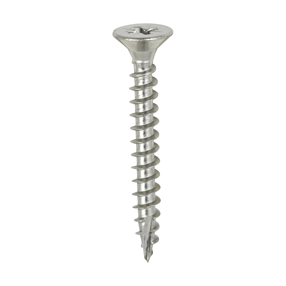 5.0 x 40 Classic Multi-Purpose Screws - PZ - Double Countersunk - A4 Stainless Steel