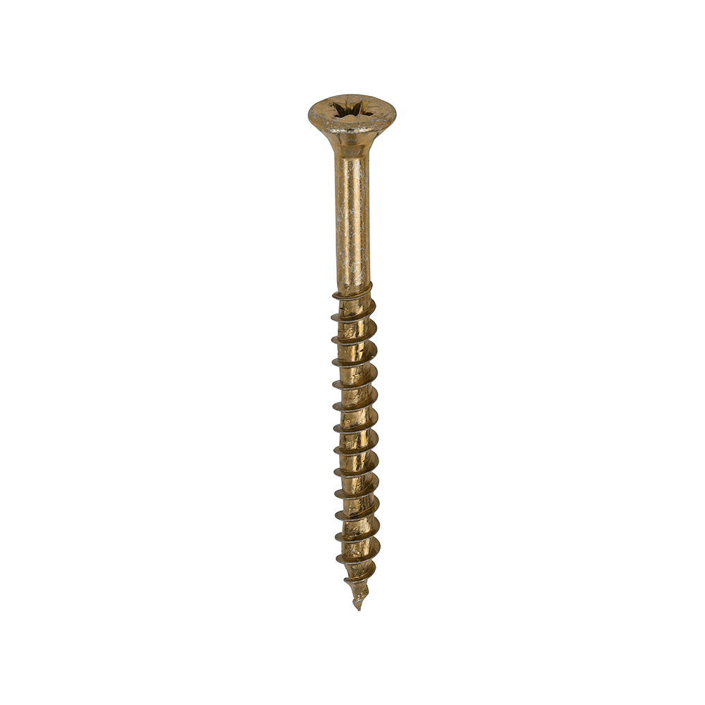 5.0 x 60 Velocity Premium Multi-Use Screws - PZ - Double Countersunk - Yellow