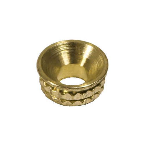 To fit 3.5 Screw Knurled Brass Inset Screw Cups