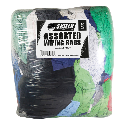 10kg Shield Assorted Wiping Rags
