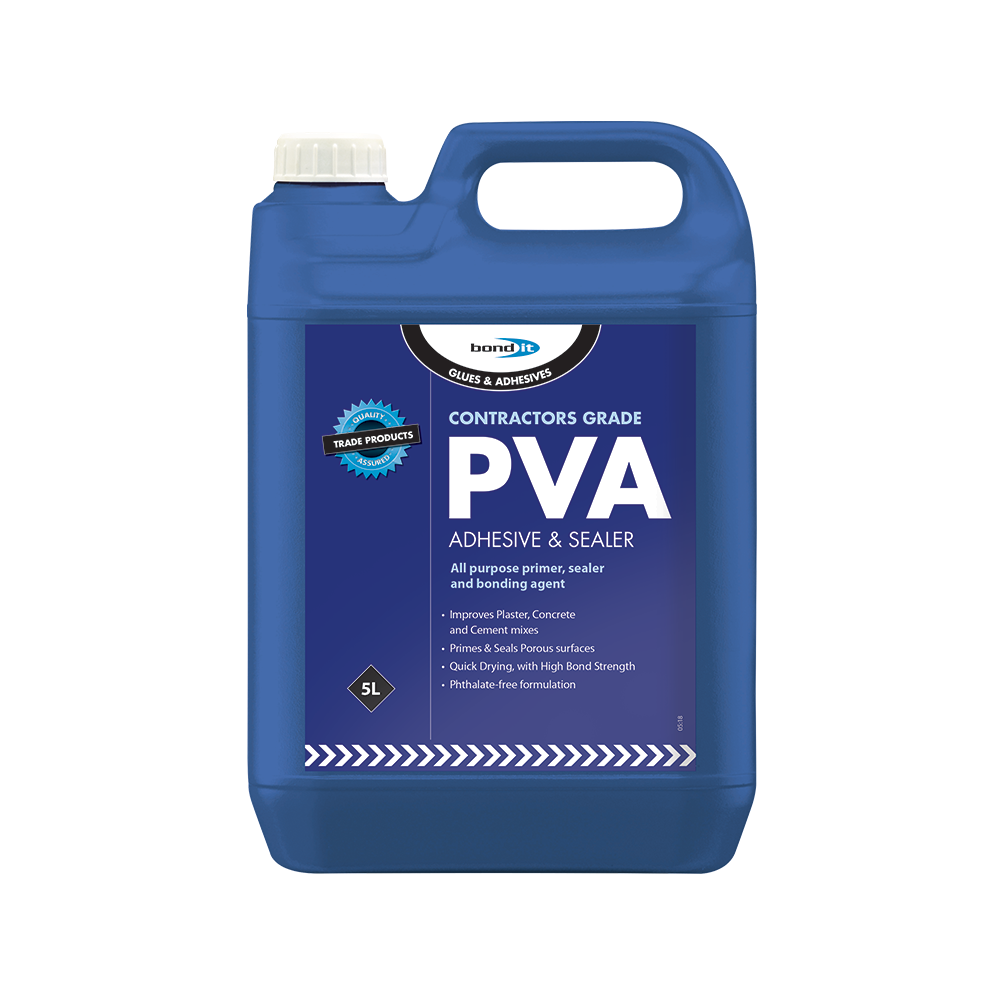 CONTRACTORS PVA ADHESIVE & SEALER 5L