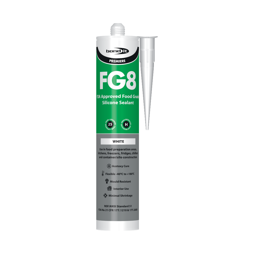 FG8 FOOD GRADE SILICONE WHITE 310ml