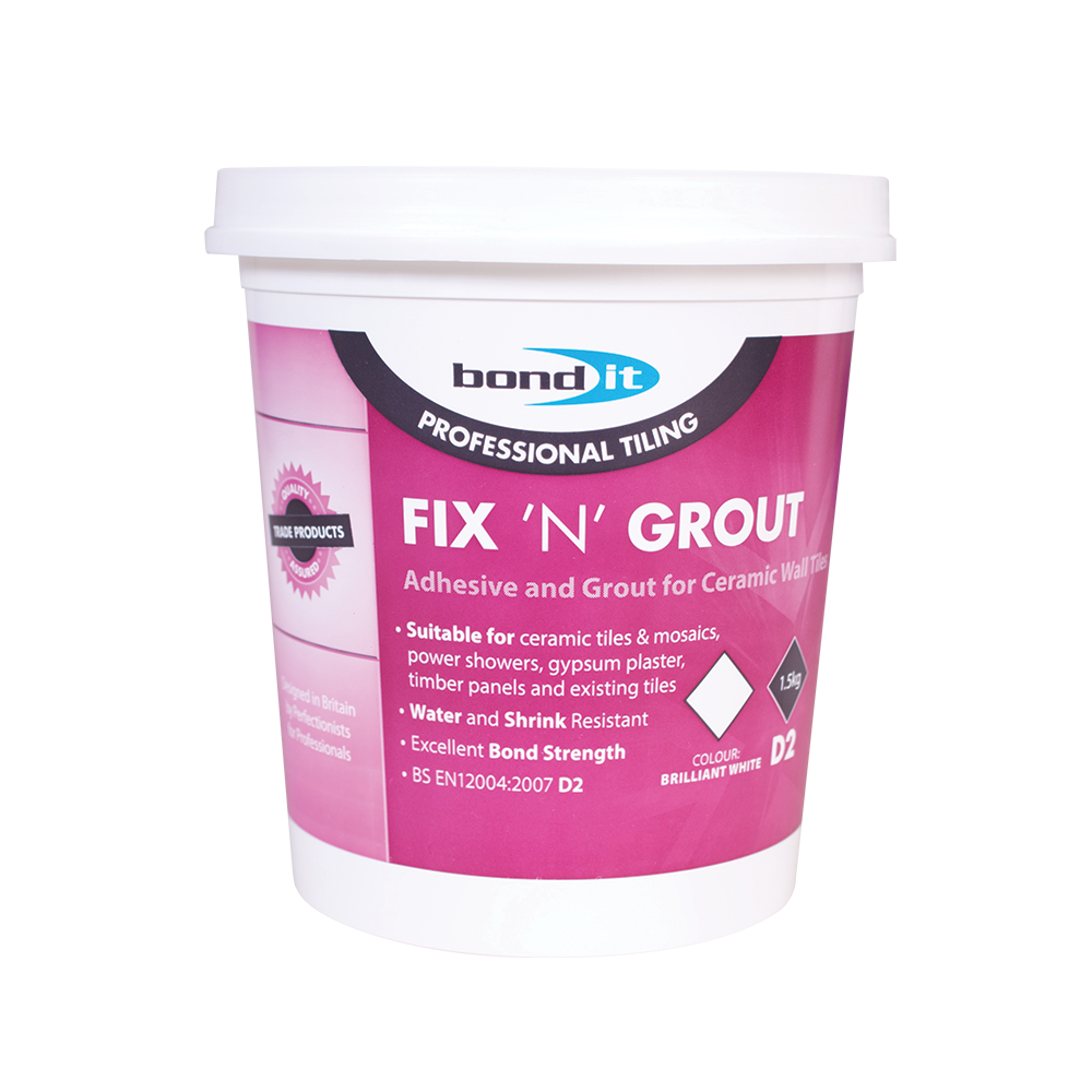 FIX 'N' GROUT TILE ADHESIVE 1.5Kg