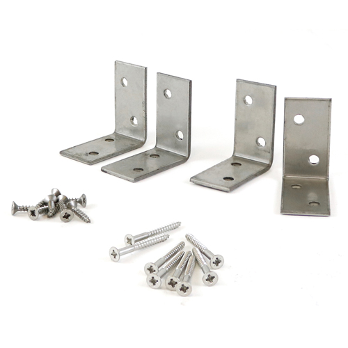 4 brackets + 16 screws Decking Handrail Bracket Kit