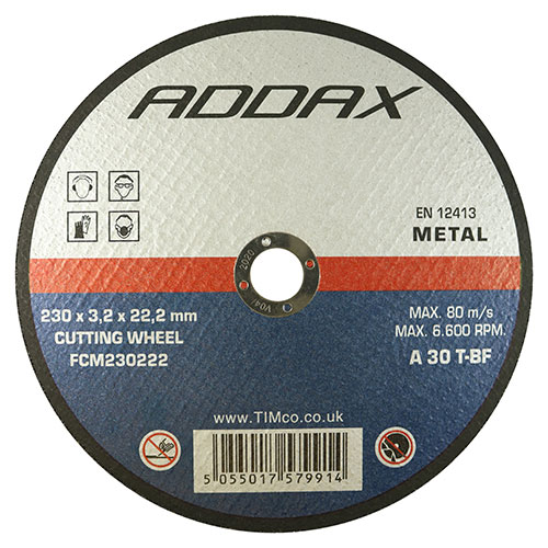 230 x 22.2 x 3.2 B/Abrasive Flat Wheel - Metal