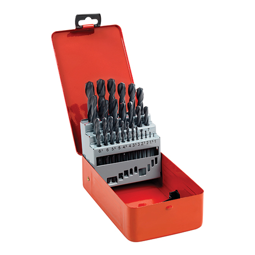 25pcs HSS-R Jobber Bit Set 1-13mm