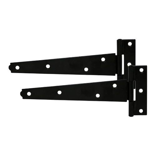 4 Light Tee Hinge Pair Black