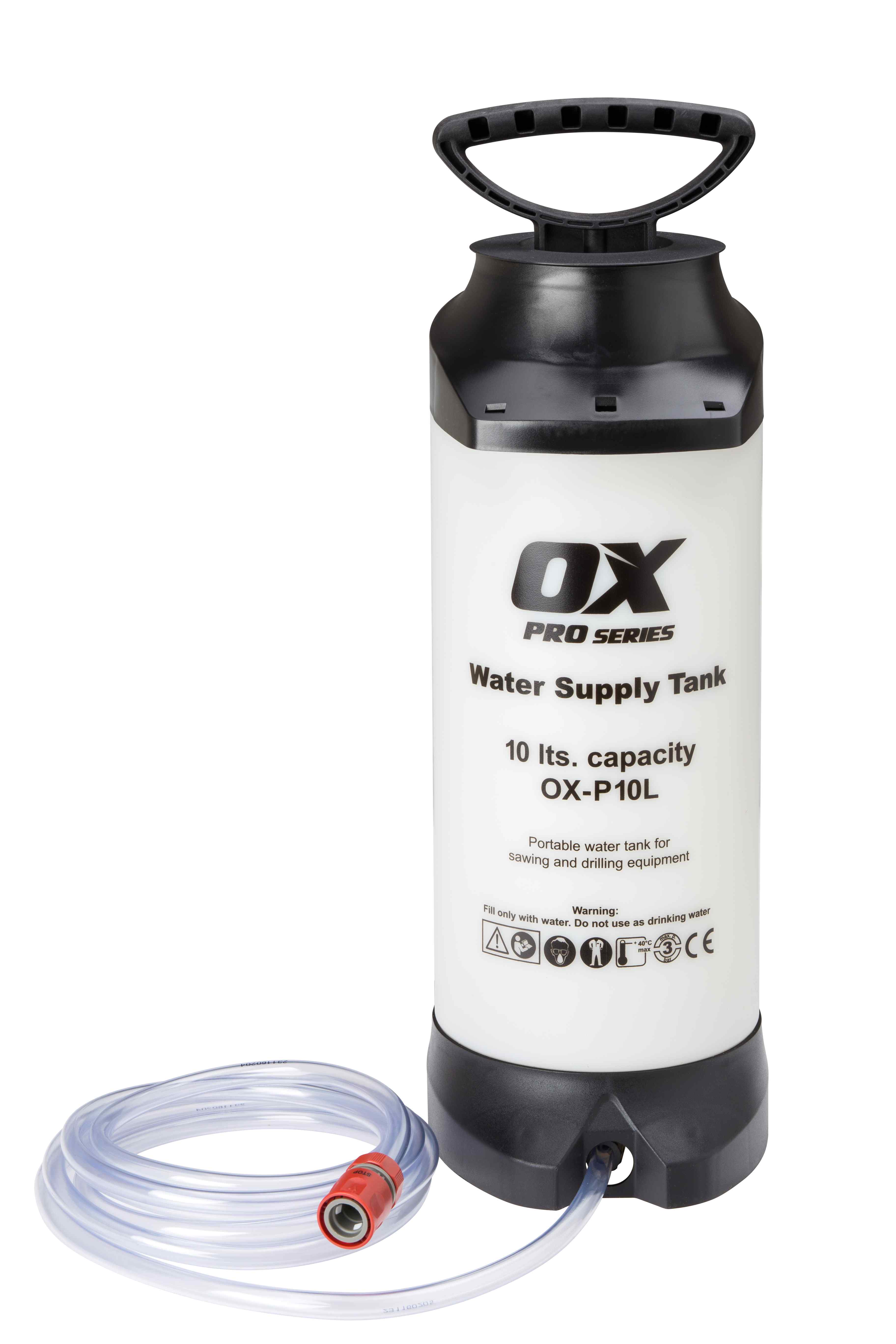 OX Pro Heavy Duty 10 Litre Dust Suppression Water Bottle