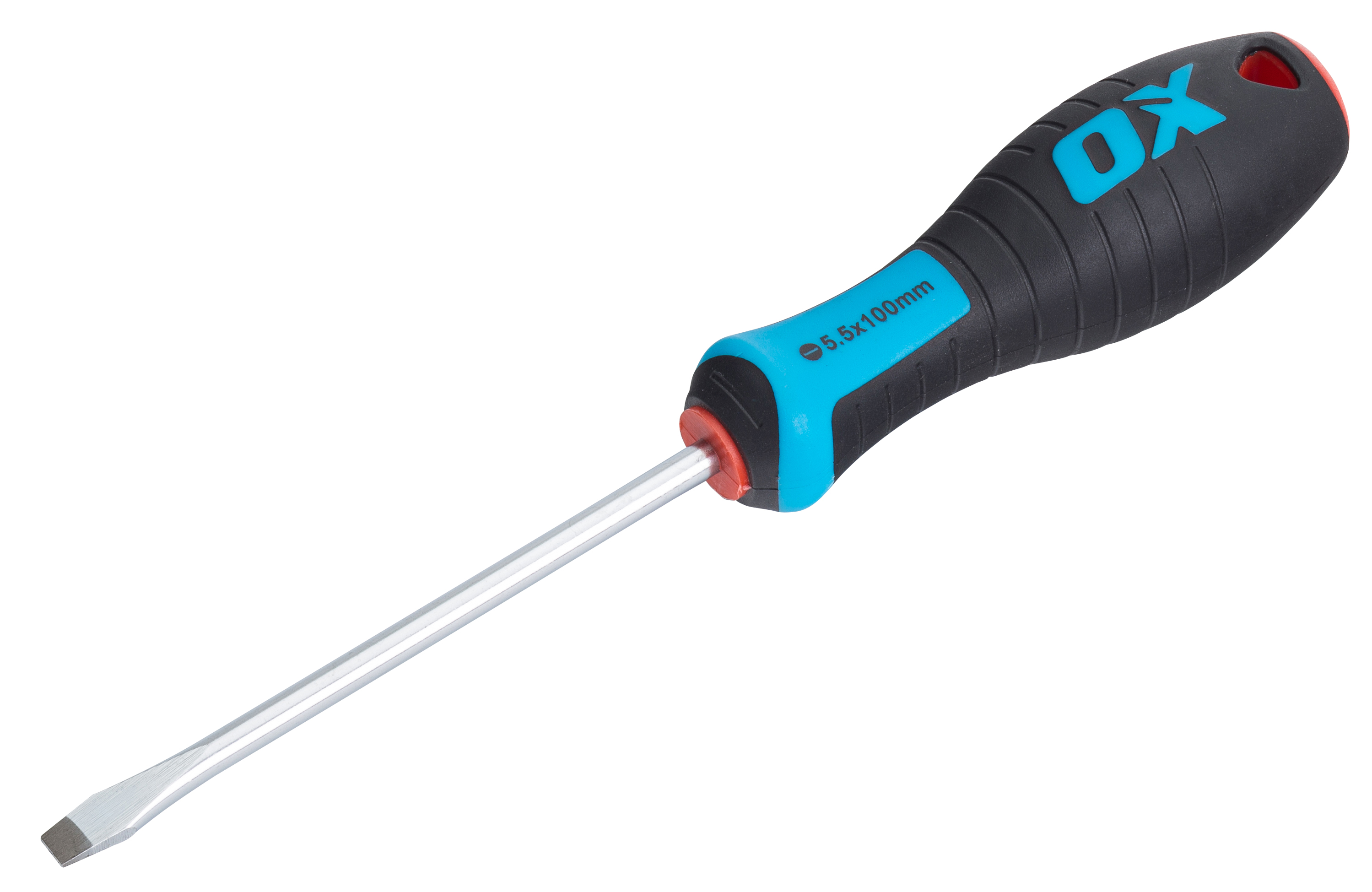 OX Pro Slotted Flared Screwdriver 100x5.5mm