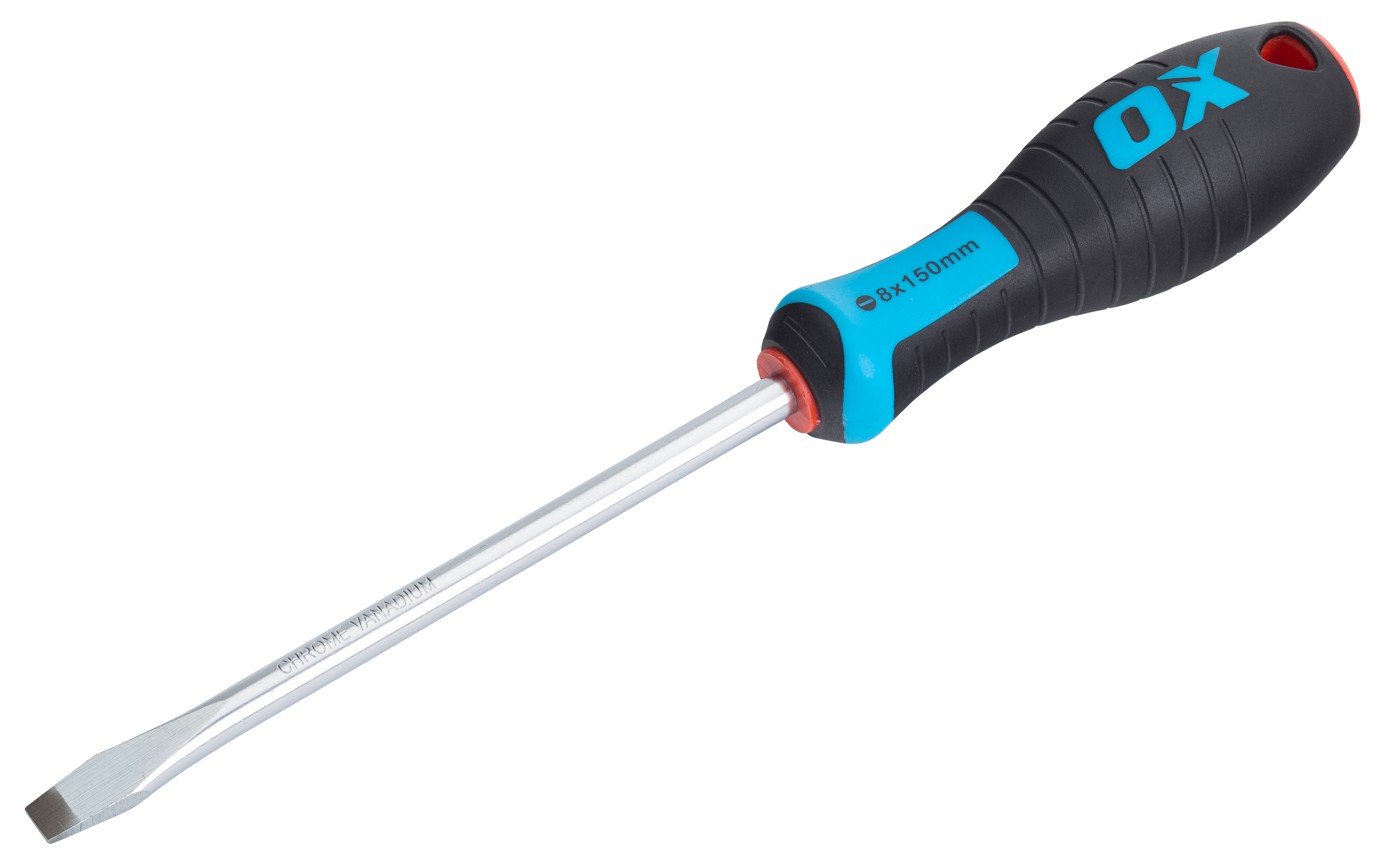 OX Pro Slotted Flared Screwdriver 150x8mm