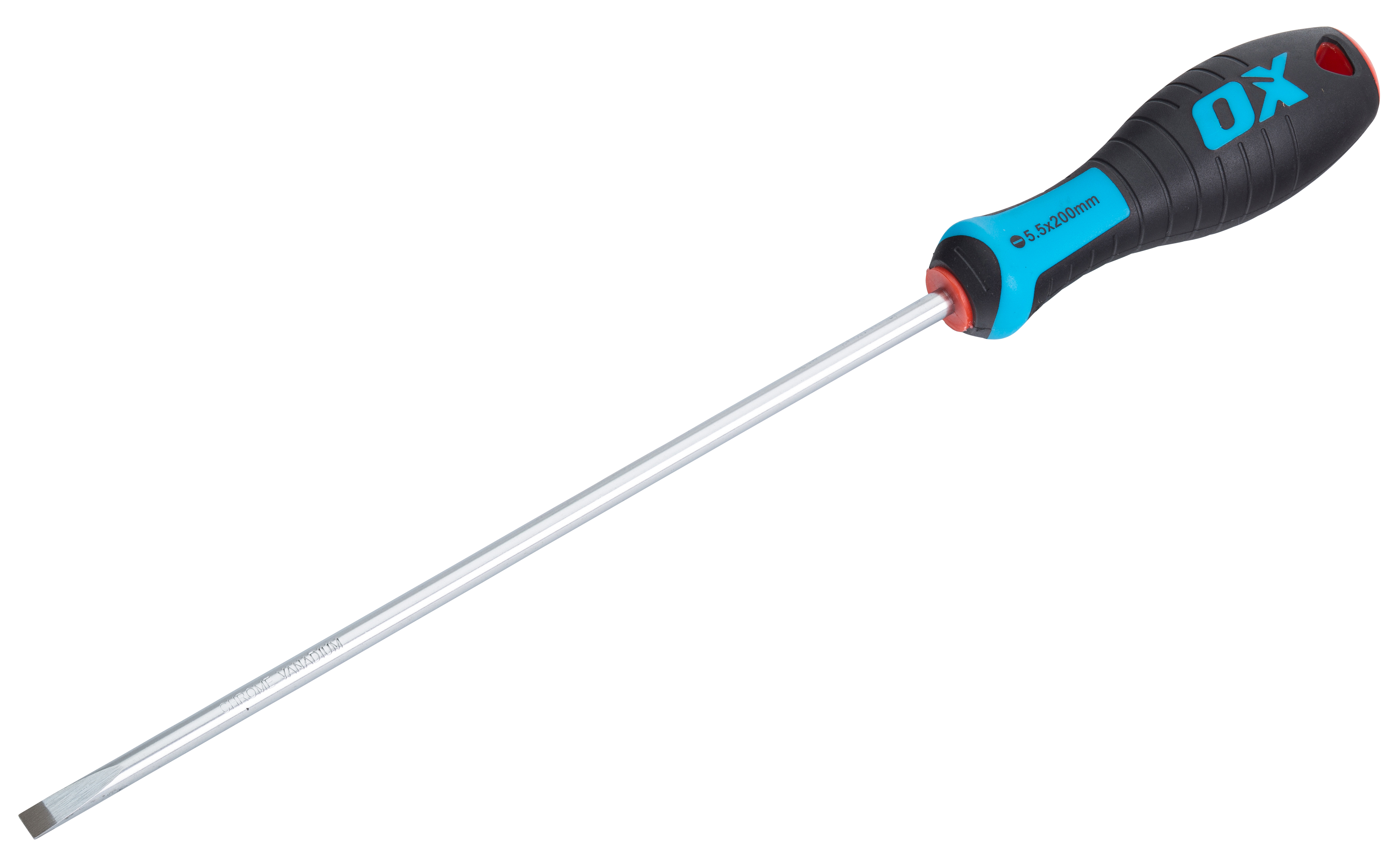 OX Pro Slotted Parallel Screwdriver 200x5.5mm