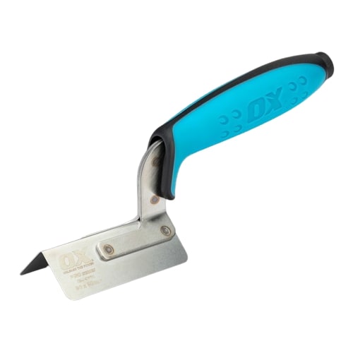 OX Pro External Corner Trowel - Stainless Steel - 80 x 60mm