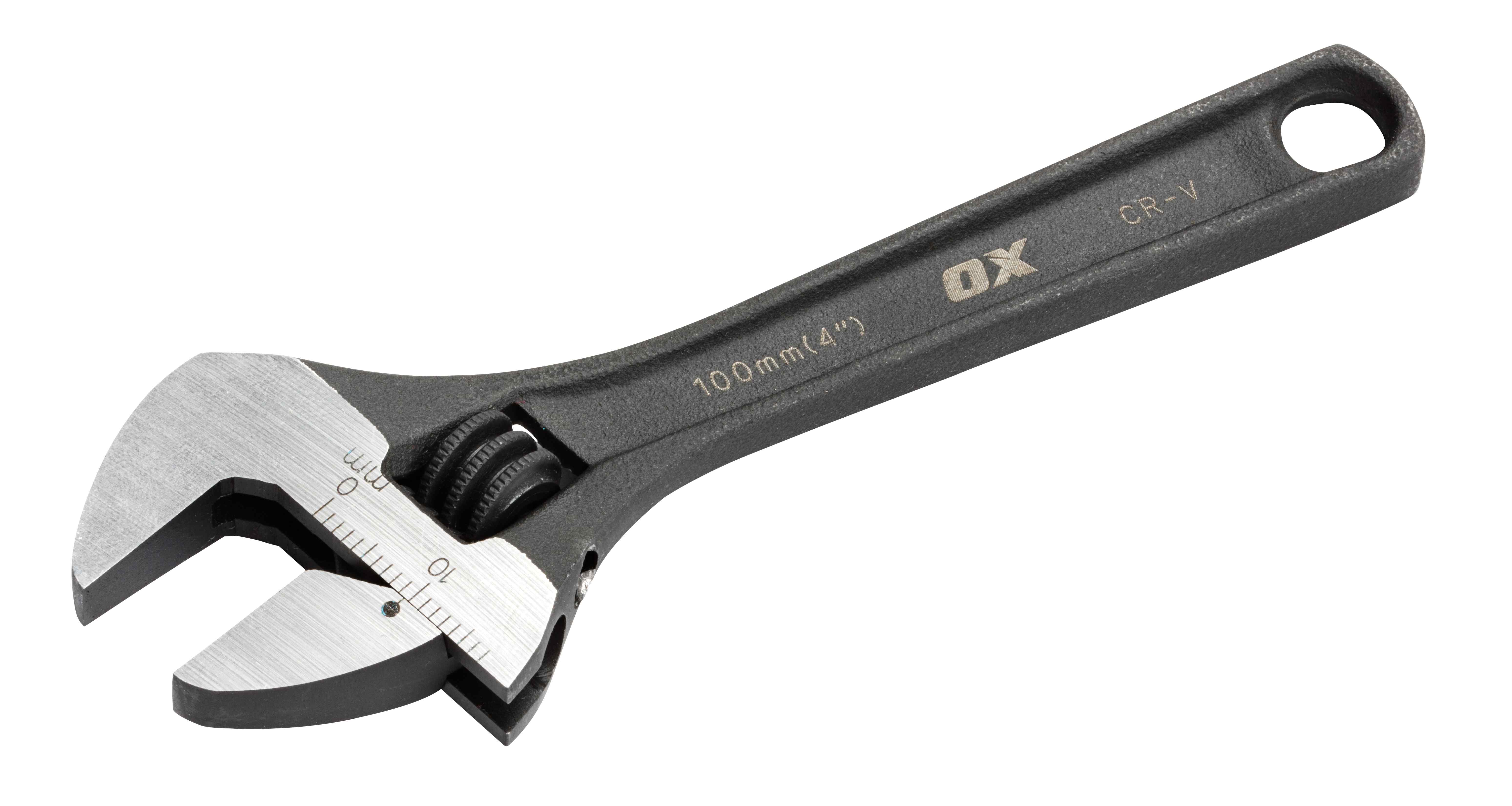 Ox 4'' Mini Adjustable Wrench