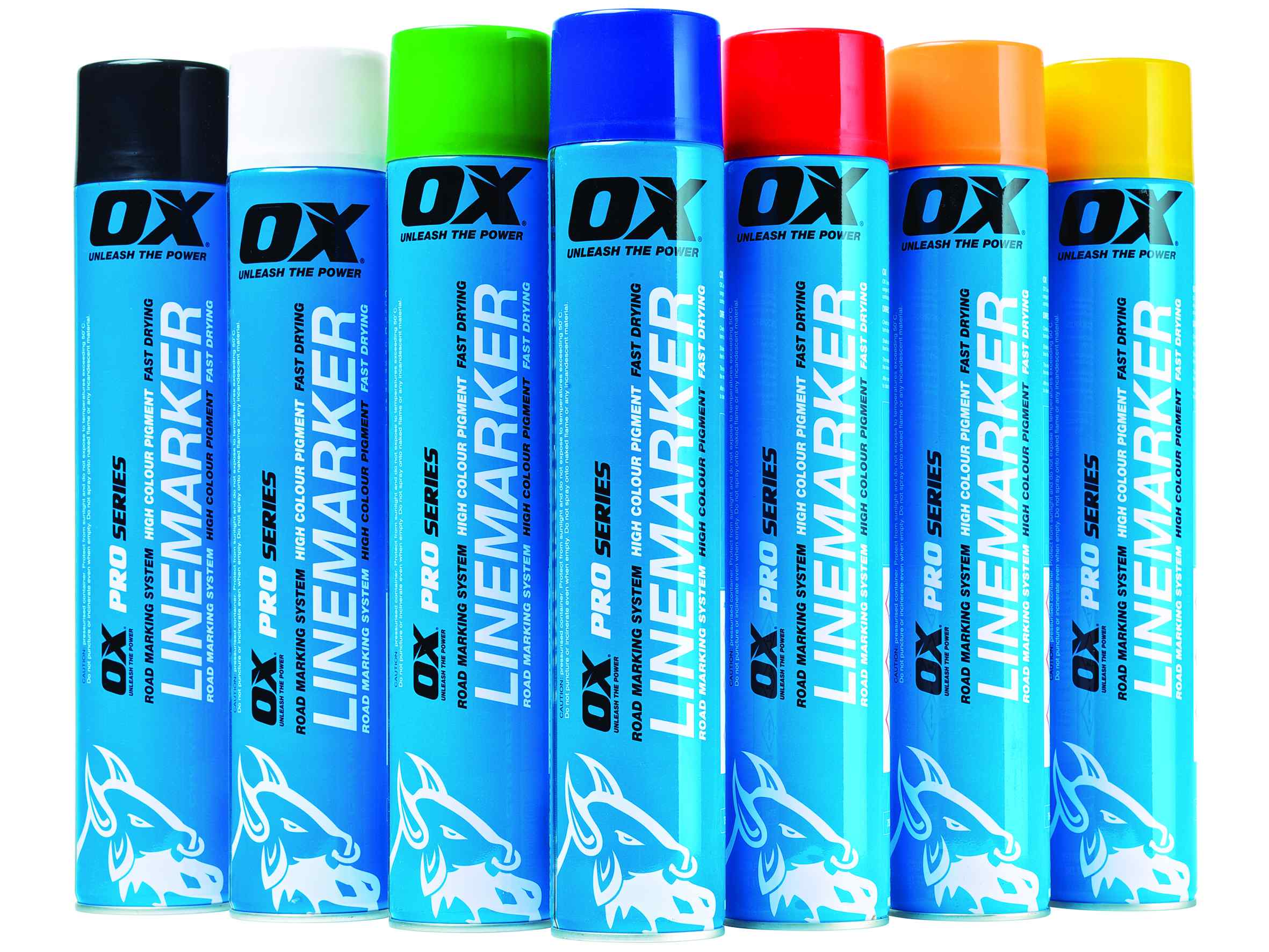 OX 750ML Permanent Line Marker Spray, Blue