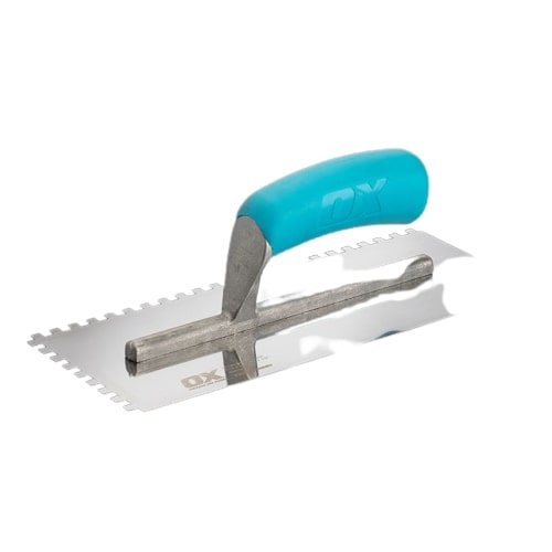 OX Trade Notched Stainless Steel Trowel - 6mm