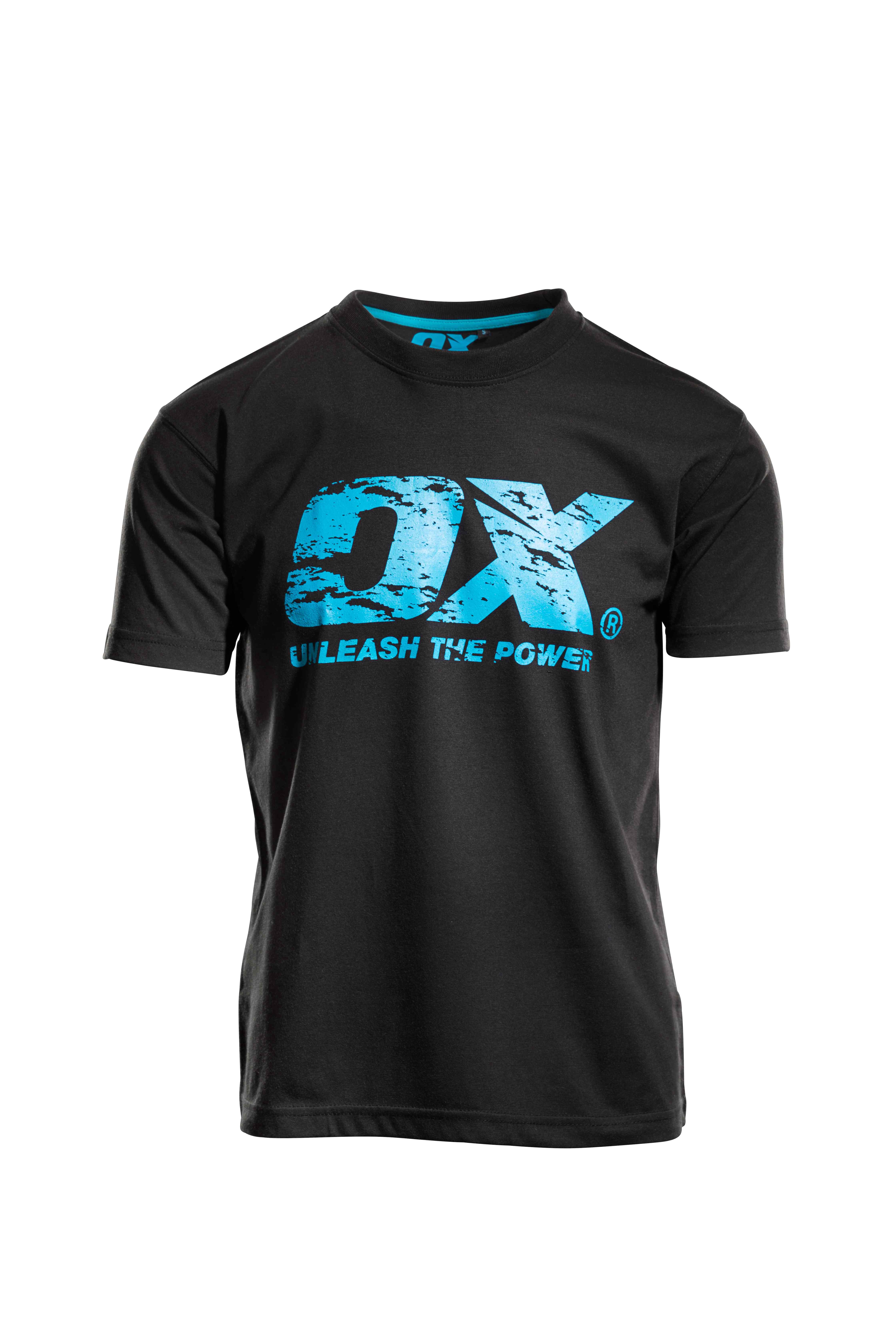 OX Crew Neck T shirt - L - Black
