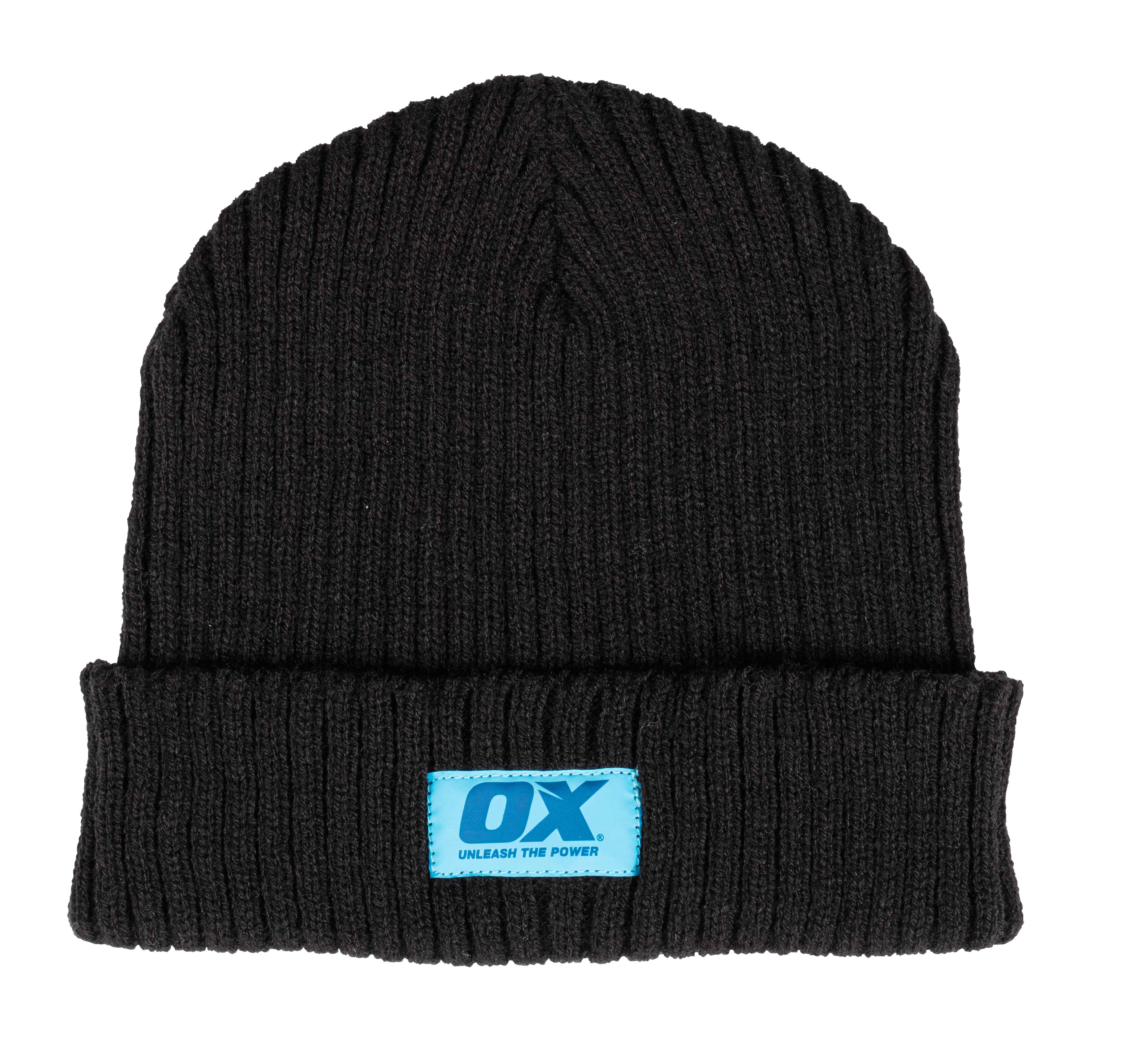 OX Winter Knitted Beanie - Black
