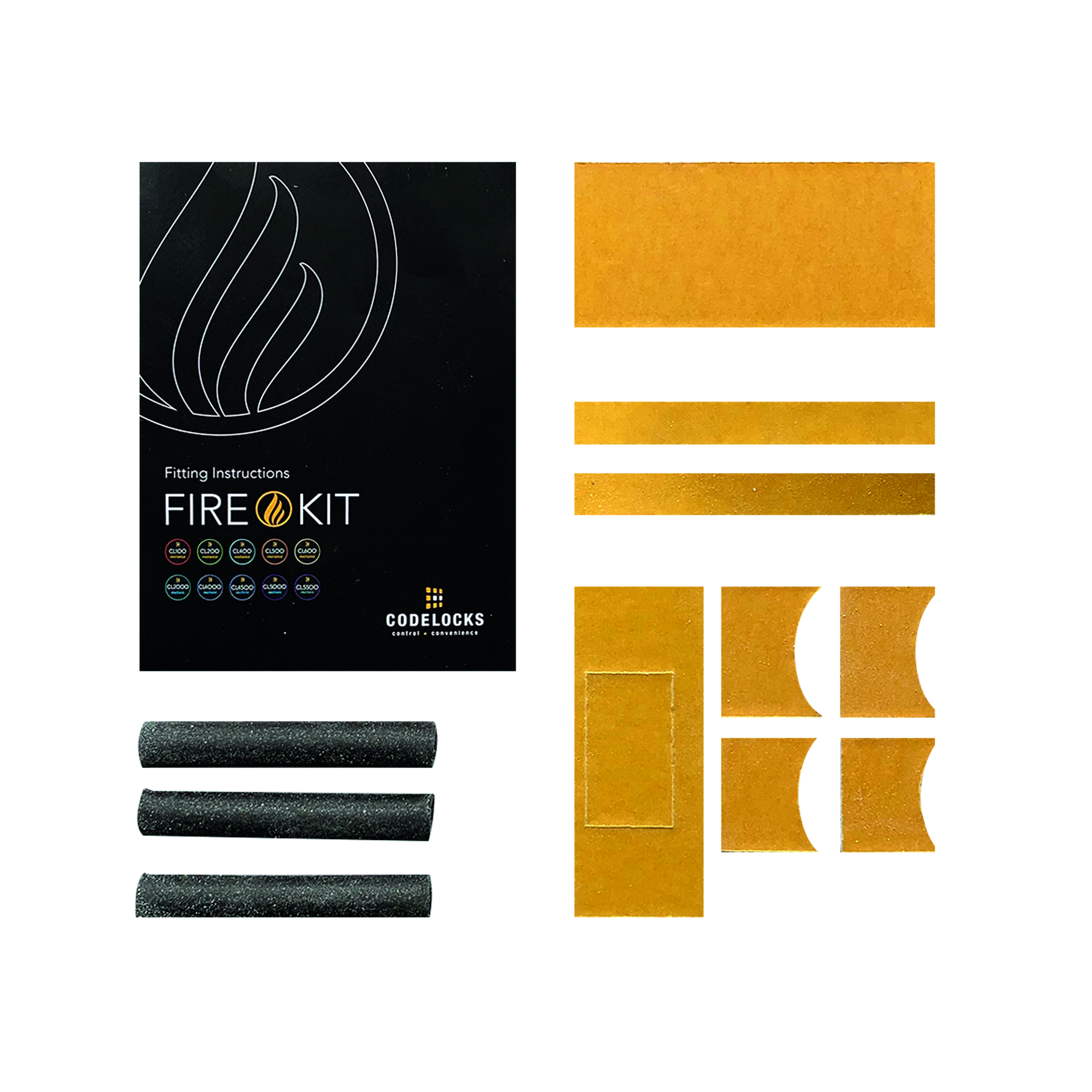 Version 2 Fire Kit Pack to suit all Latch Locks