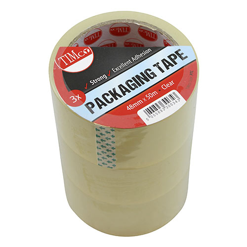 50m x 48mm Packaging Tape - Clear