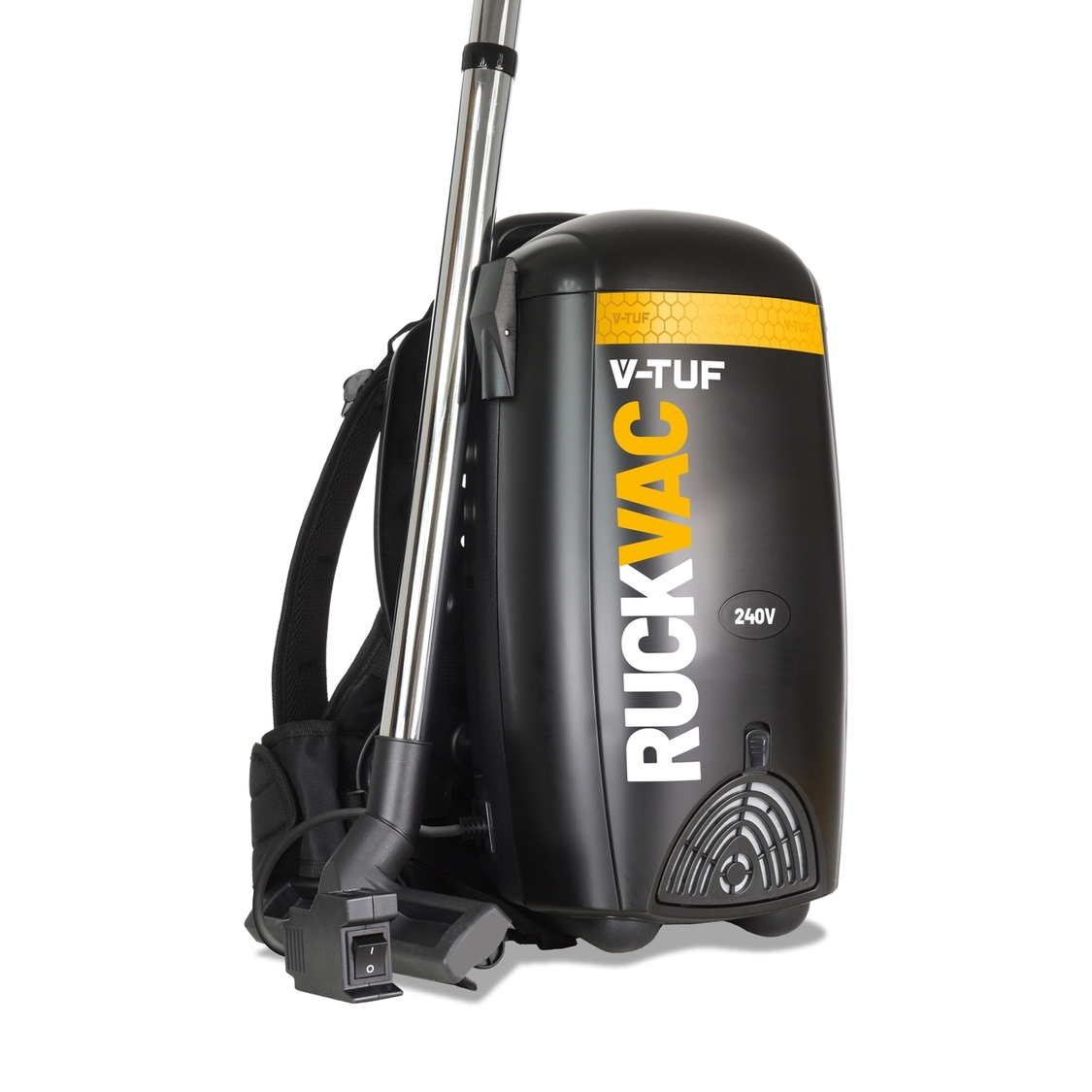 V-TUF RuckVac 240v Industrial Backpack Vacuum Cleaner - with Lung Safe Hepa Filtration