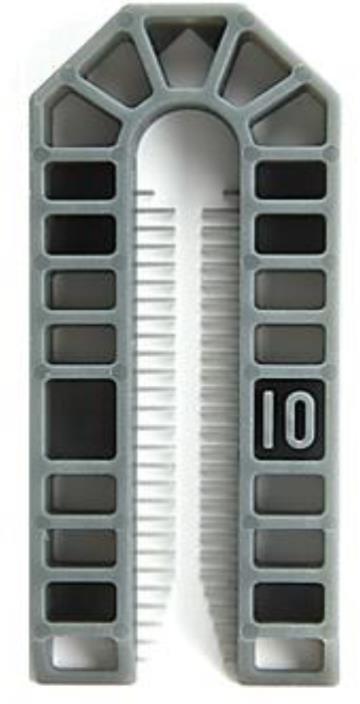 Standard U Shim 10mm Grey 101 x 43mm