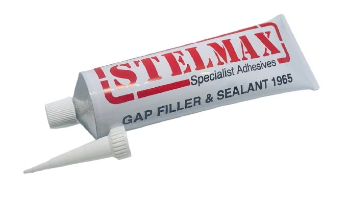 Stelmax 1965 PVC Gap Filler & Sealant 132g Tube - Black (RAL 9005)