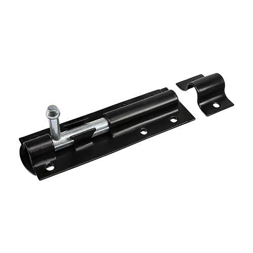 4 Straight Tower Bolt Black