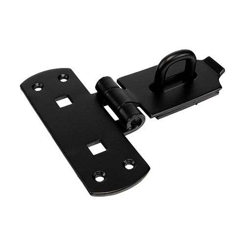 6 Heavy Vertical Hasp-Staple BLK