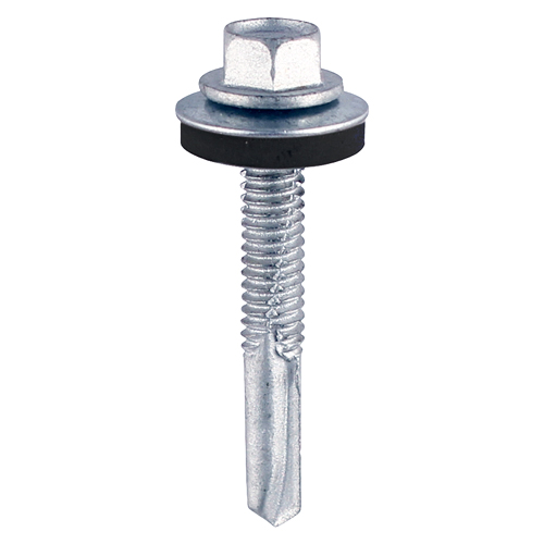 5.5 x 32 Hex No.5 S/Dr Screw W16 - BZP