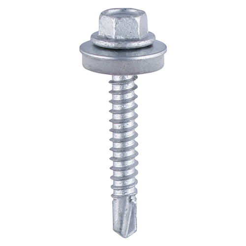 5.5 x 80 Hex No.5 S/Dr Screw W16 - BZP
